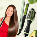 🔥 PROMOCIÓN ESPECIAL- 🎉 ¡Compra el alisadora y llévate la cepillo secador TOTALMENTE GRATIS! 💚🥑 💎