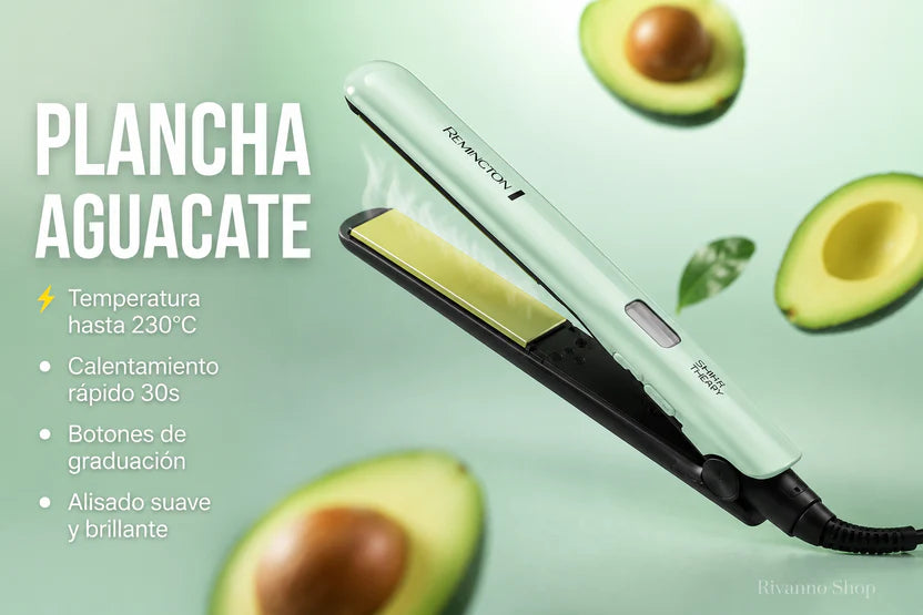 COMBO CEPILLO SECADOR + PLANCHA AGUACATE