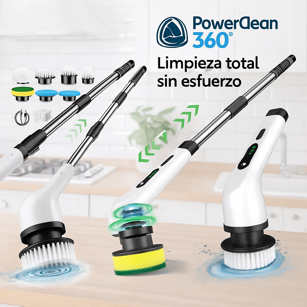 🔥 PROMOCIÓN ESPECIAL 🔥- PowerClean 360° | Limpieza total sin esfuerzo